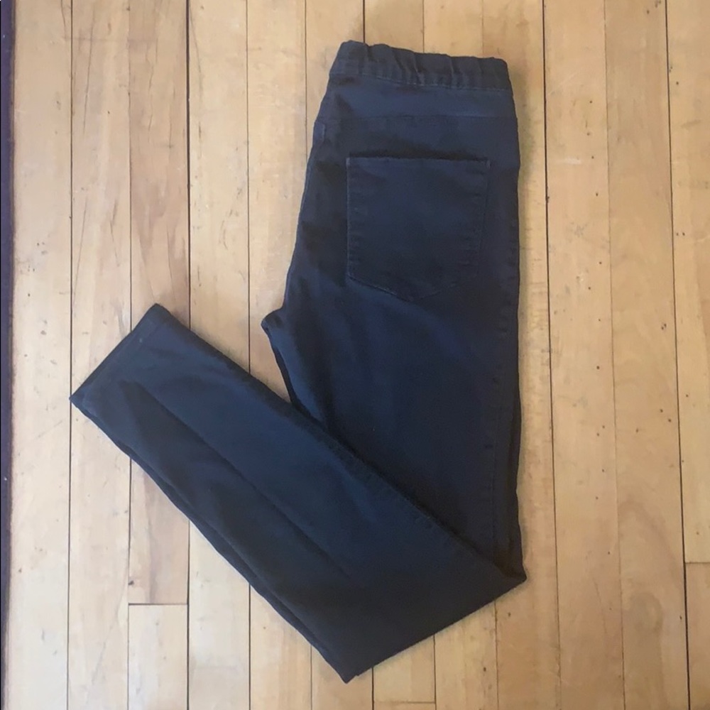 Black Slip On Skinny Jeans